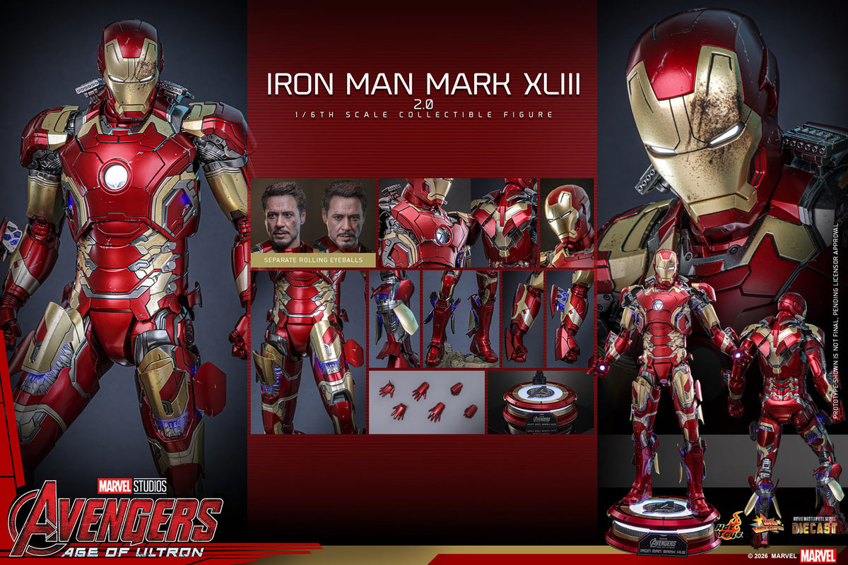Iron Man Mark XLIII (2.0) Marvel Sixth Scale Figure