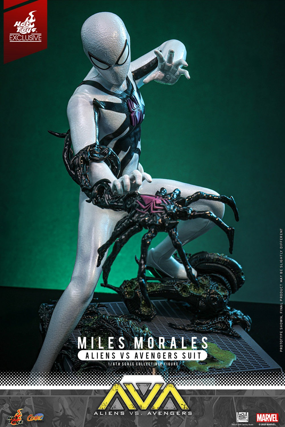 Miles Morales (Aliens Vs. Avengers Suit) Marvel Sixth Scale Figure