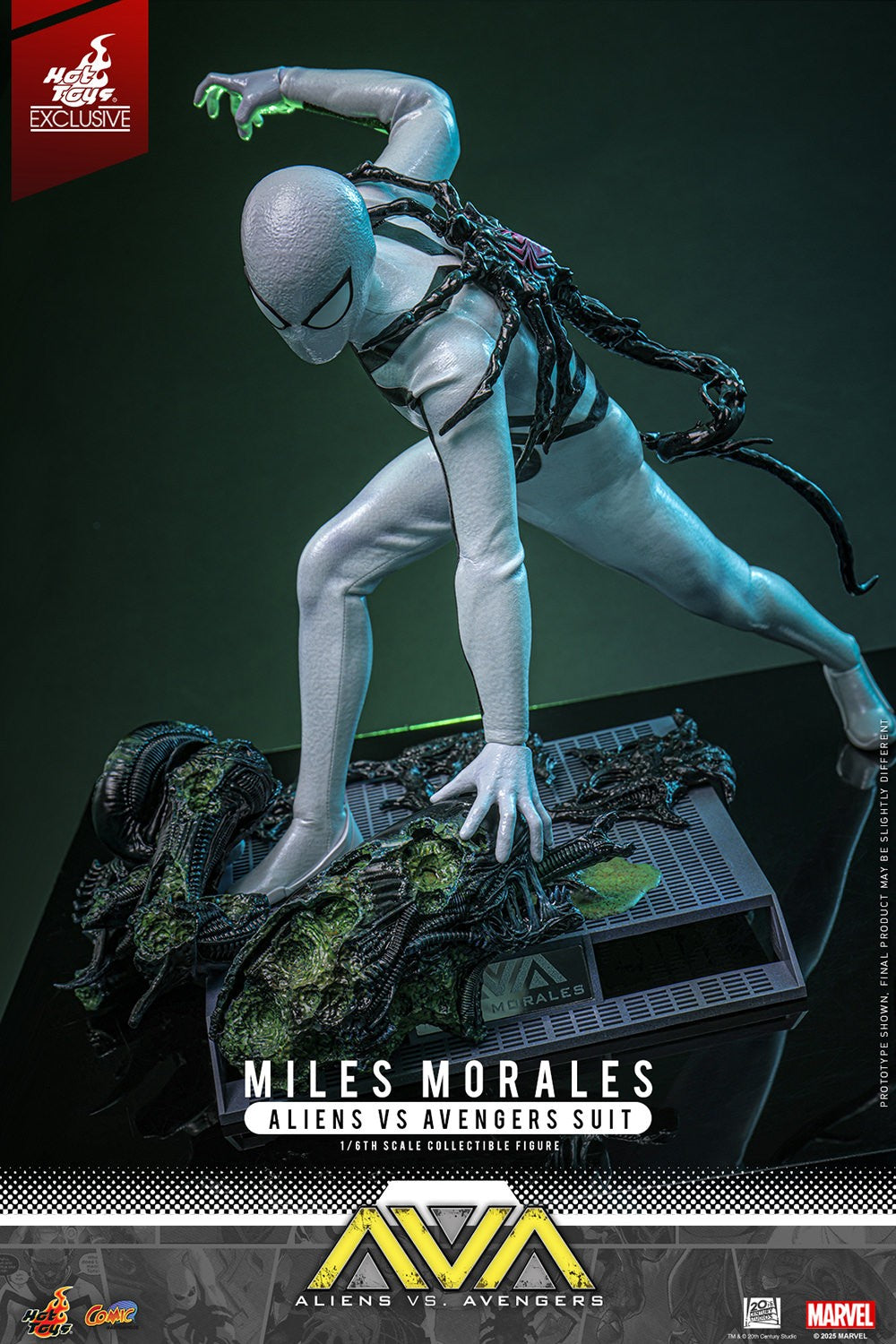 Miles Morales (Aliens Vs. Avengers Suit) Marvel Sixth Scale Figure
