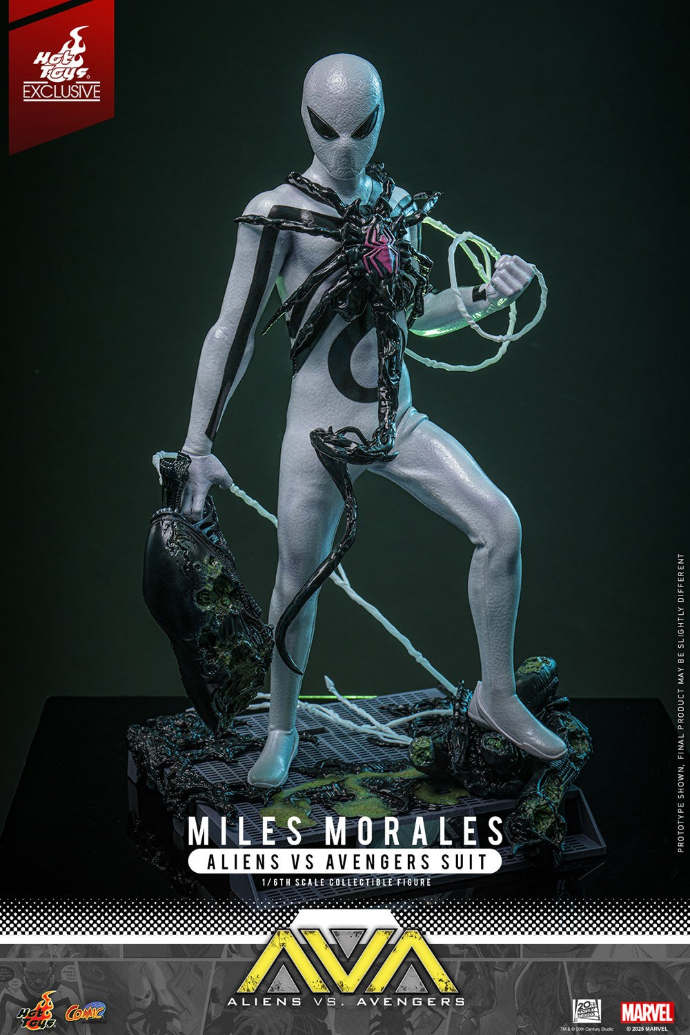 Miles Morales (Aliens Vs. Avengers Suit) Marvel Sixth Scale Figure