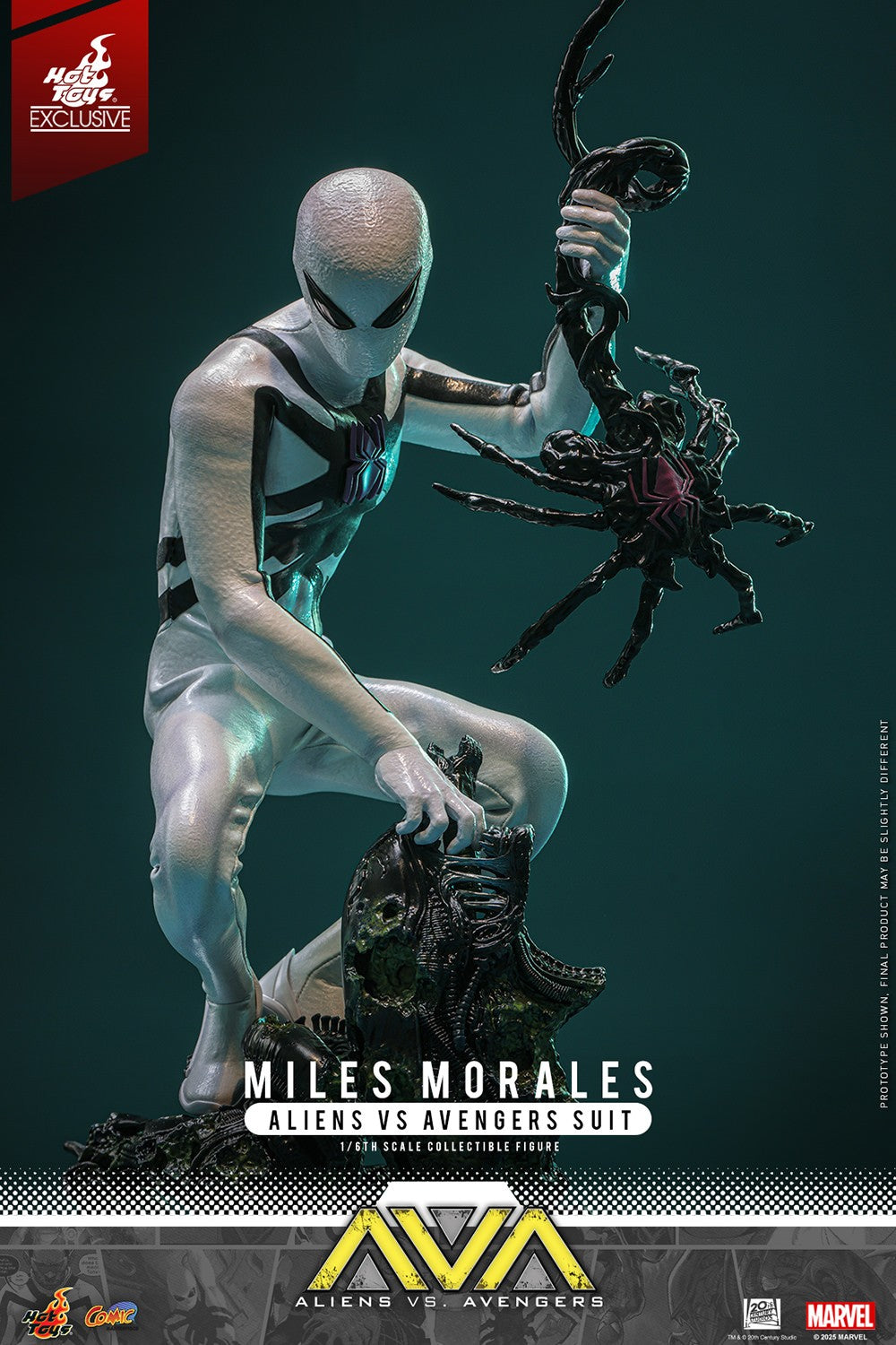 Miles Morales (Aliens Vs. Avengers Suit) Marvel Sixth Scale Figure