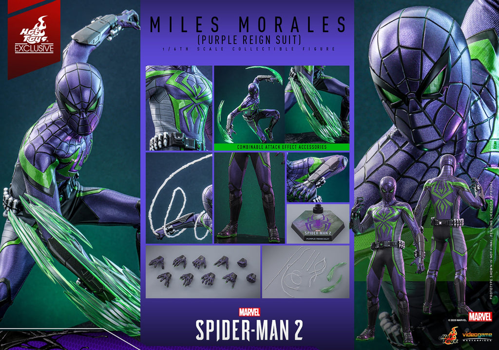 Miles Morales (Purple Reign Suit) Marvel Sixth Scale Figure