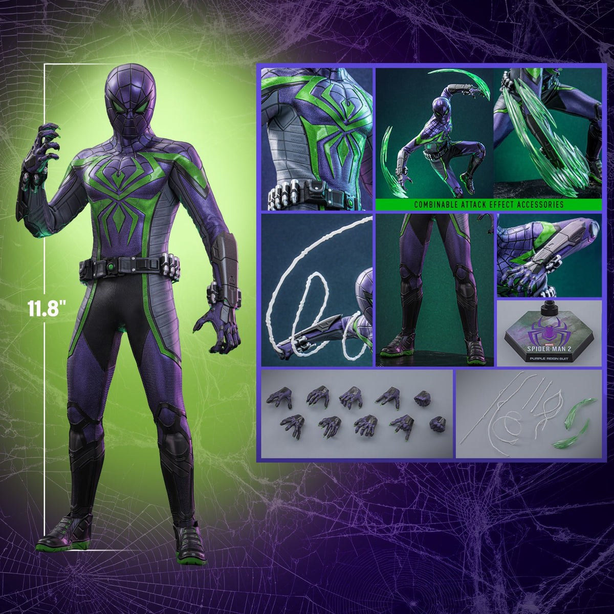 Miles Morales (Purple Reign Suit) Marvel Sixth Scale Figure