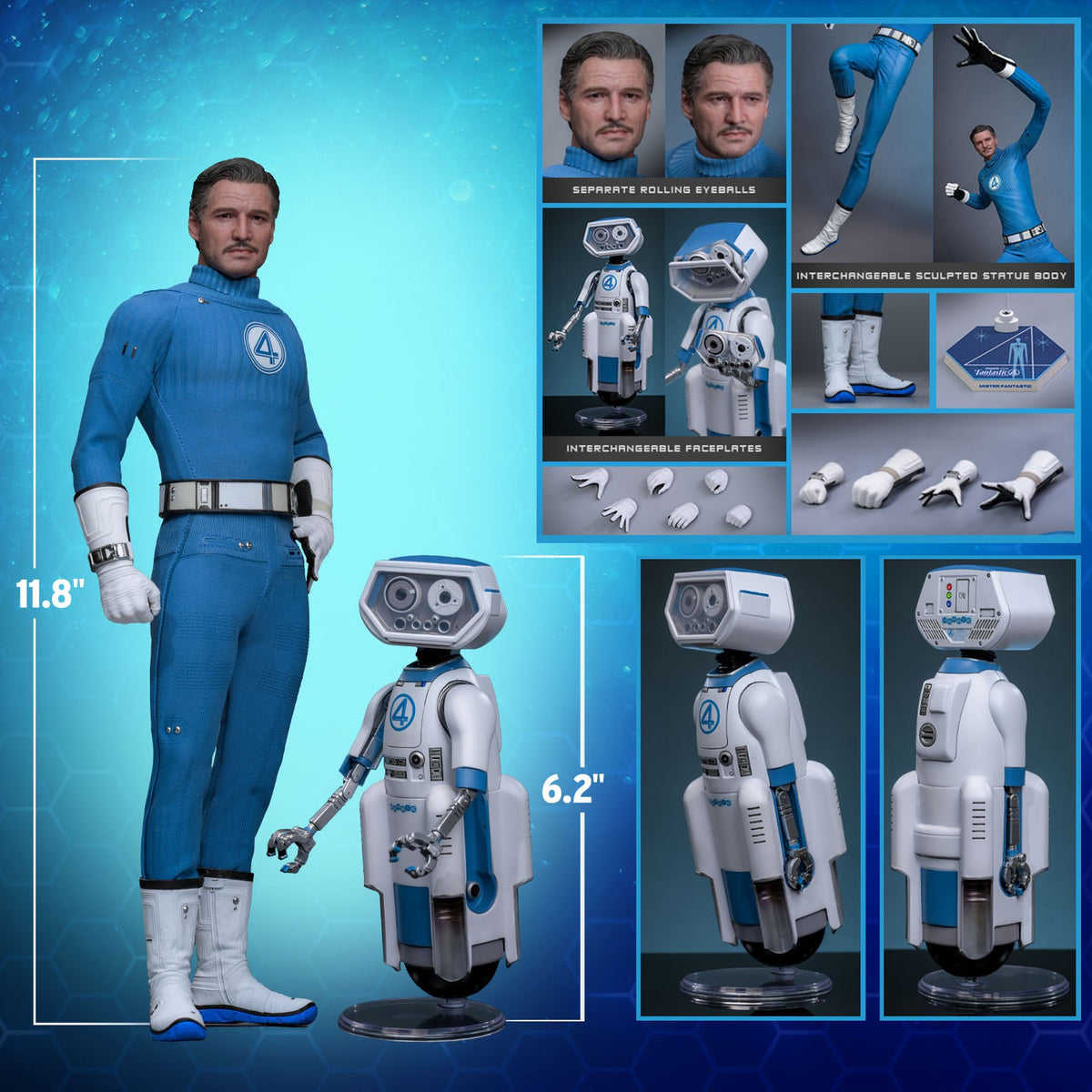 Mister Fantastic Marvel Sixth Scale Figure
