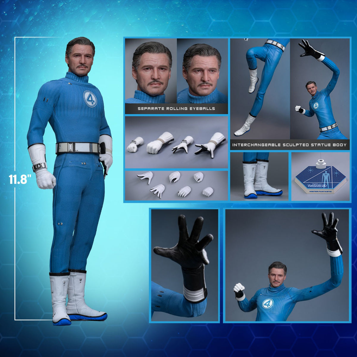 Mister Fantastic Marvel Sixth Scale Figure