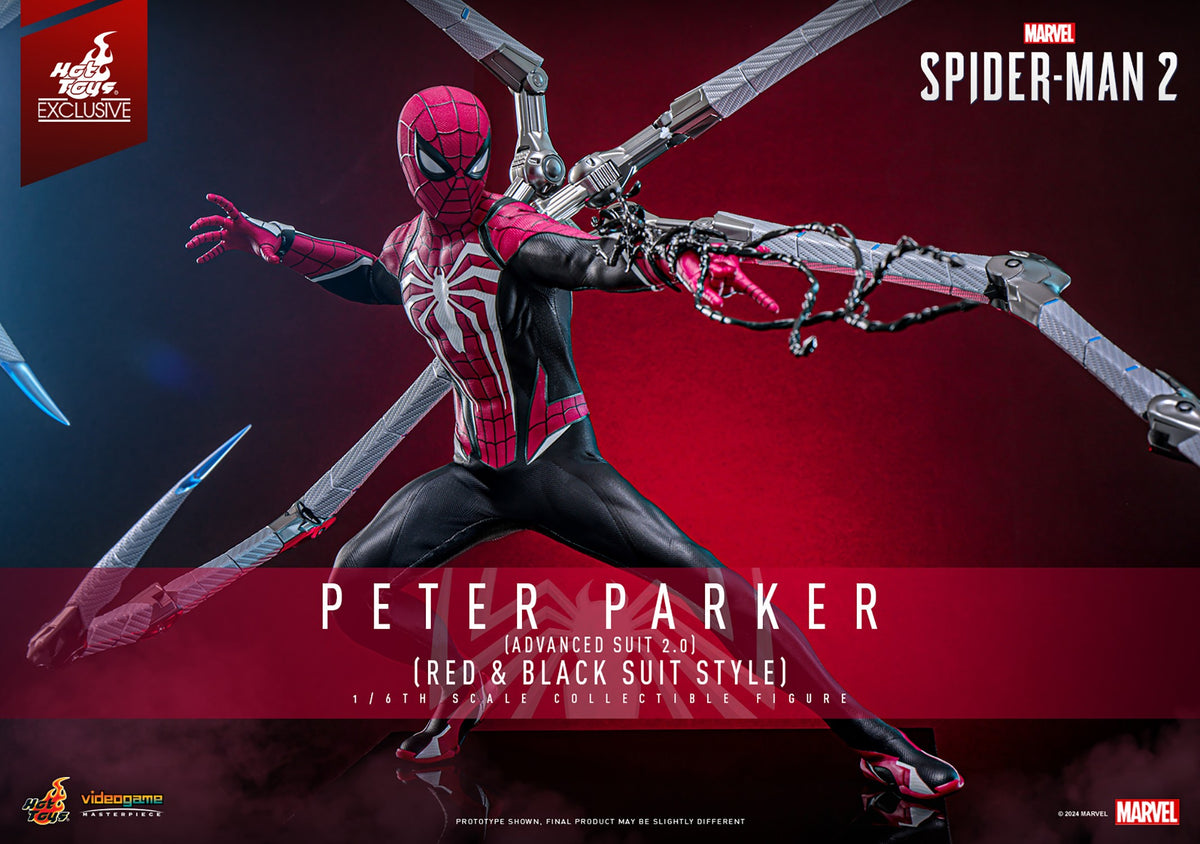 Peter Parker (Advanced Suit 2.0) (Red and Black Suit Style) Marvel Sixth Scale Figure