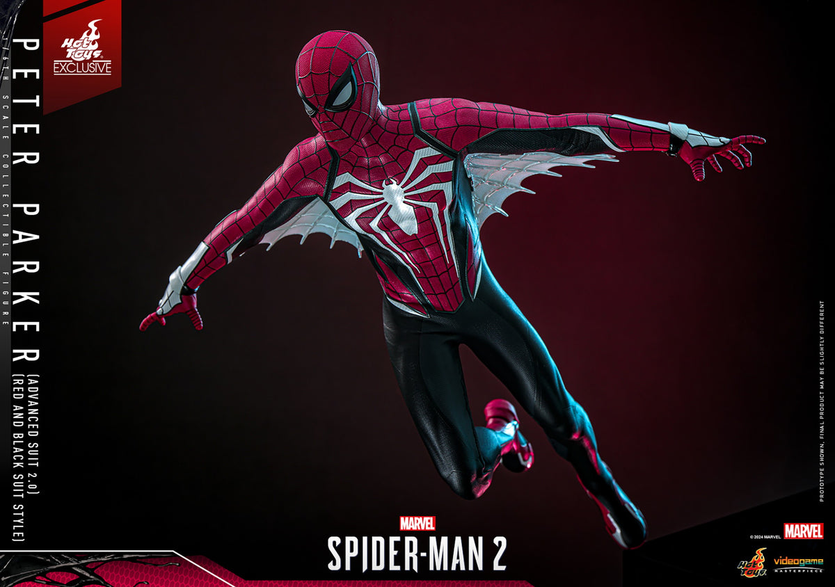 Peter Parker (Advanced Suit 2.0) (Red and Black Suit Style) Marvel Sixth Scale Figure