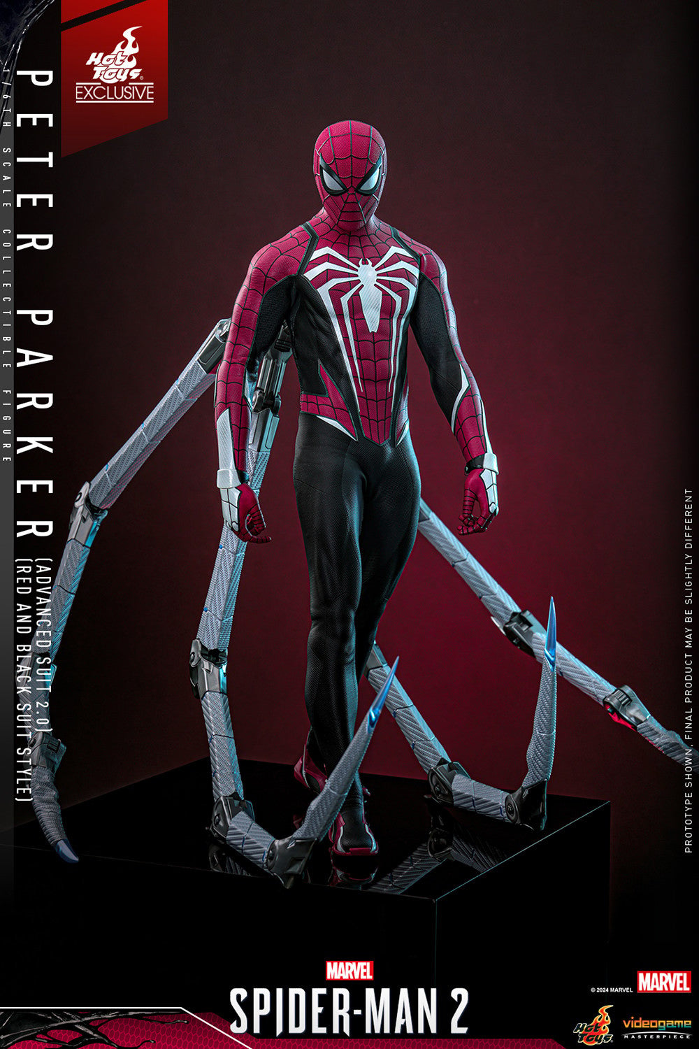 Peter Parker (Advanced Suit 2.0) (Red and Black Suit Style) Marvel Sixth Scale Figure