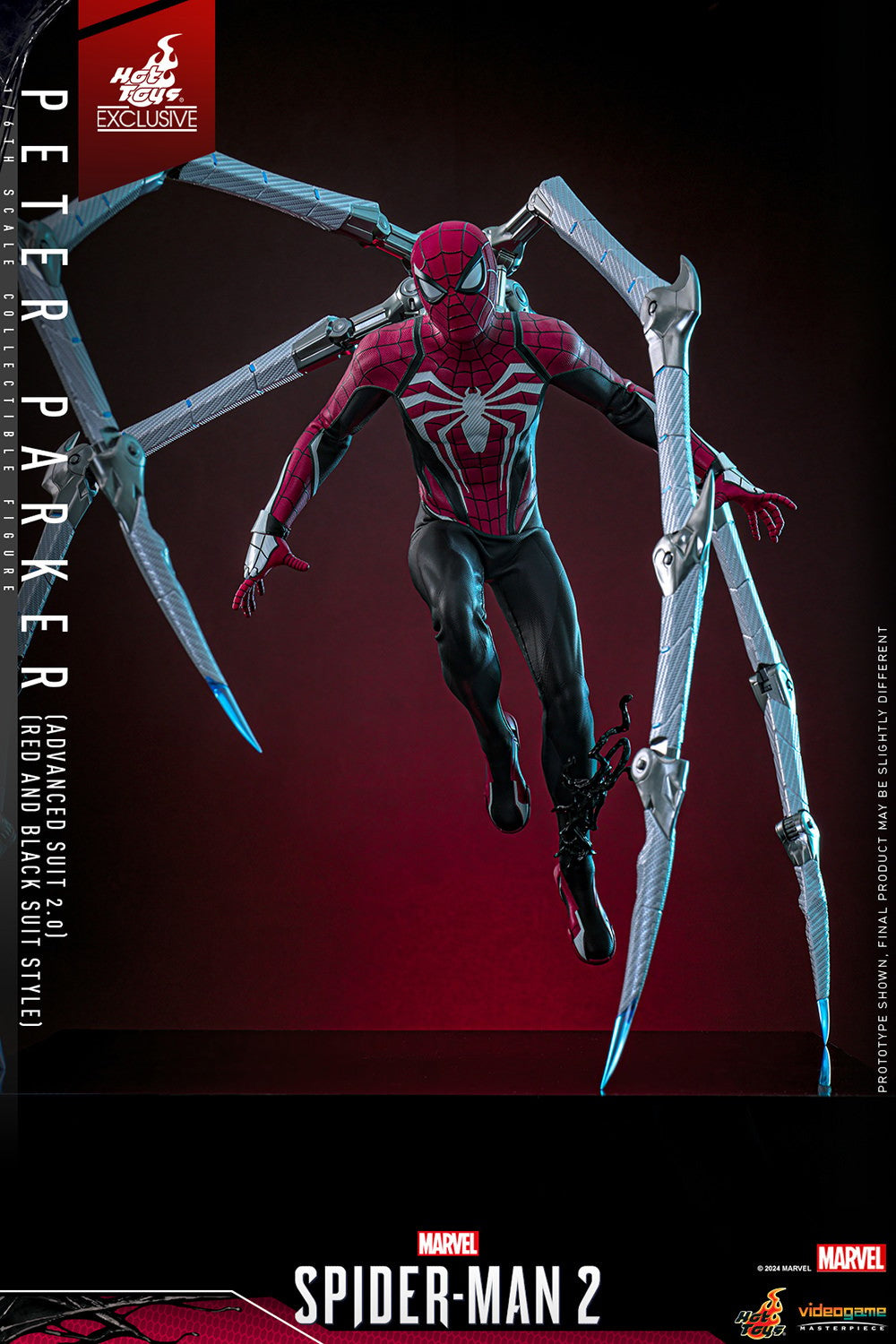 Peter Parker (Advanced Suit 2.0) (Red and Black Suit Style) Marvel Sixth Scale Figure