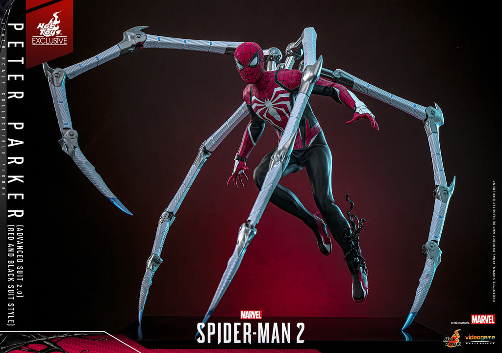 Peter Parker (Advanced Suit 2.0) (Red and Black Suit Style) Marvel Sixth Scale Figure