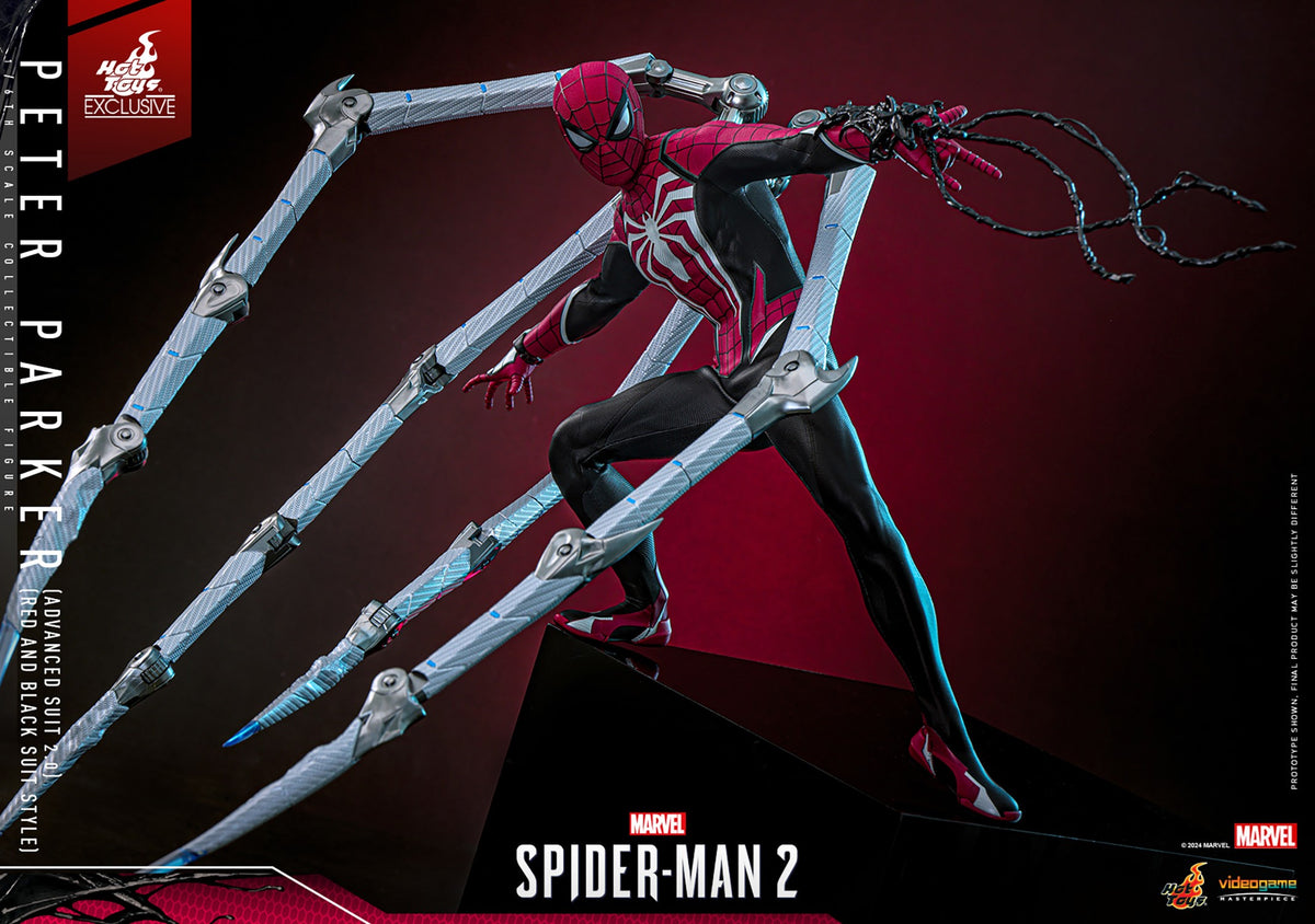 Peter Parker (Advanced Suit 2.0) (Red and Black Suit Style) Marvel Sixth Scale Figure