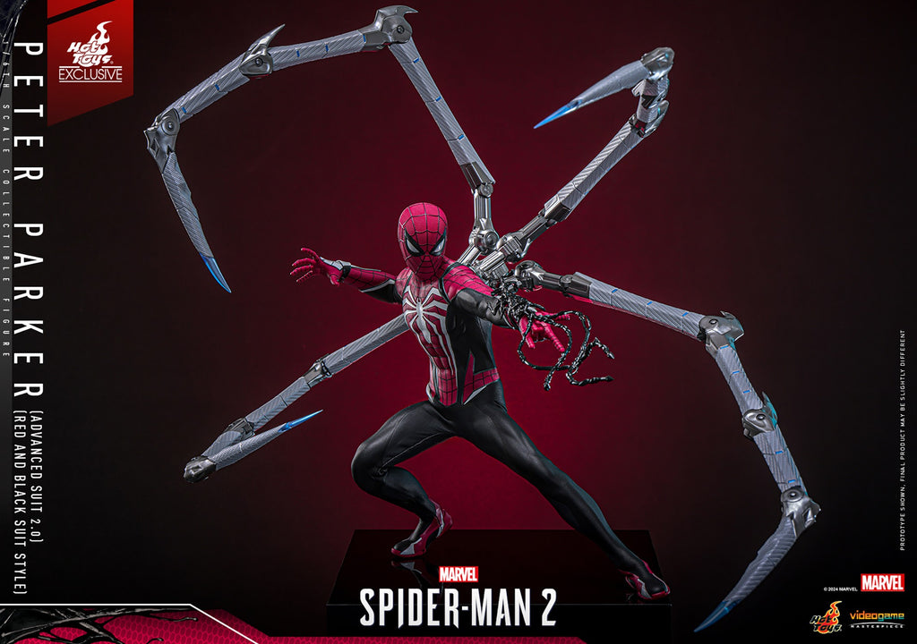 Peter Parker (Advanced Suit 2.0) (Red and Black Suit Style) Marvel Sixth Scale Figure