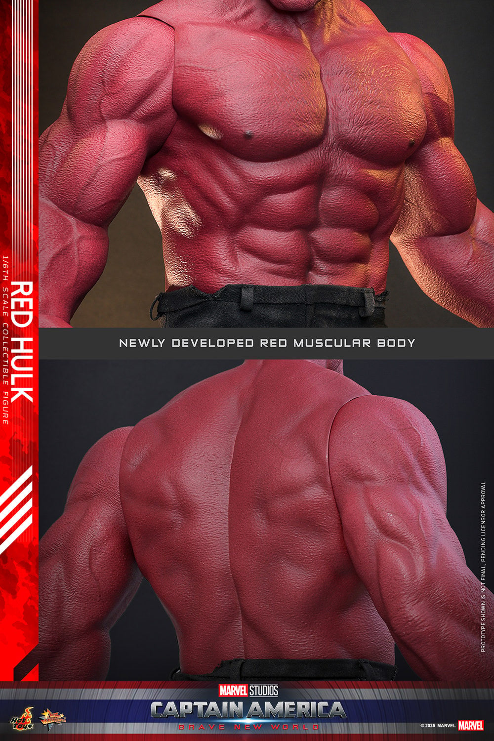 Red Hulk Marvel Sixth Scale Figure