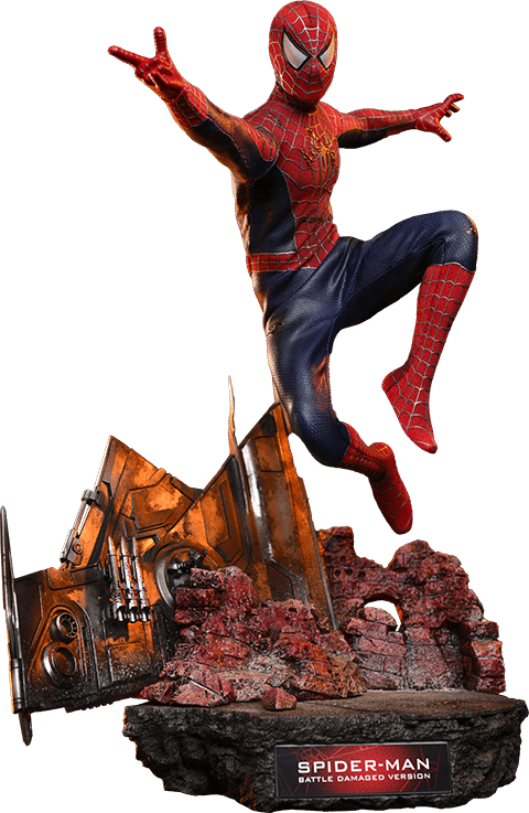 Spider-Man (Battle Damaged Version) Marvel Sixth Scale Figure
