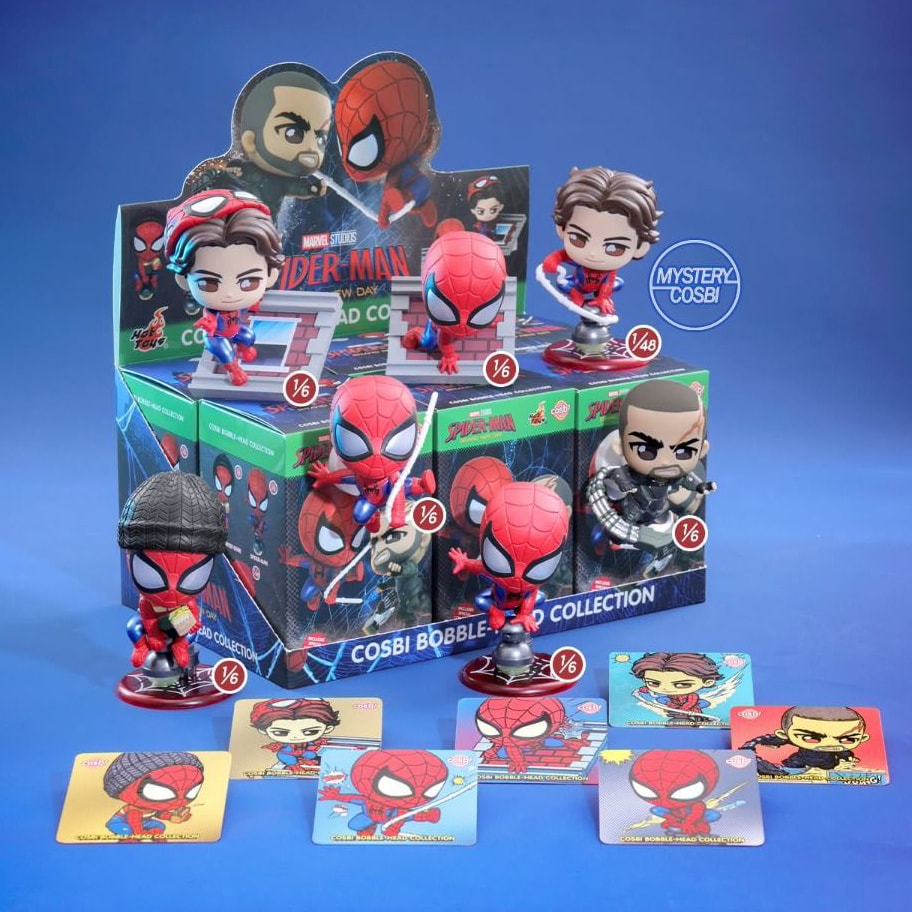 Spider-Man Brand New Day Cosbi Bobble-Head Collection Marvel Blind Box Set