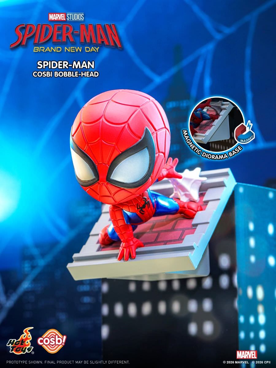 Spider-Man Brand New Day Cosbi Bobble-Head Collection Marvel Blind Box Set