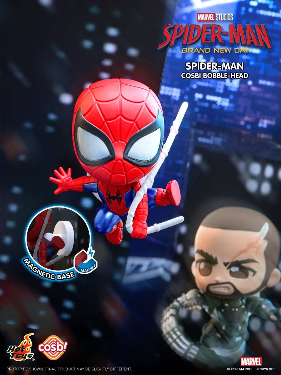 Spider-Man Brand New Day Cosbi Bobble-Head Collection Marvel Blind Box Set