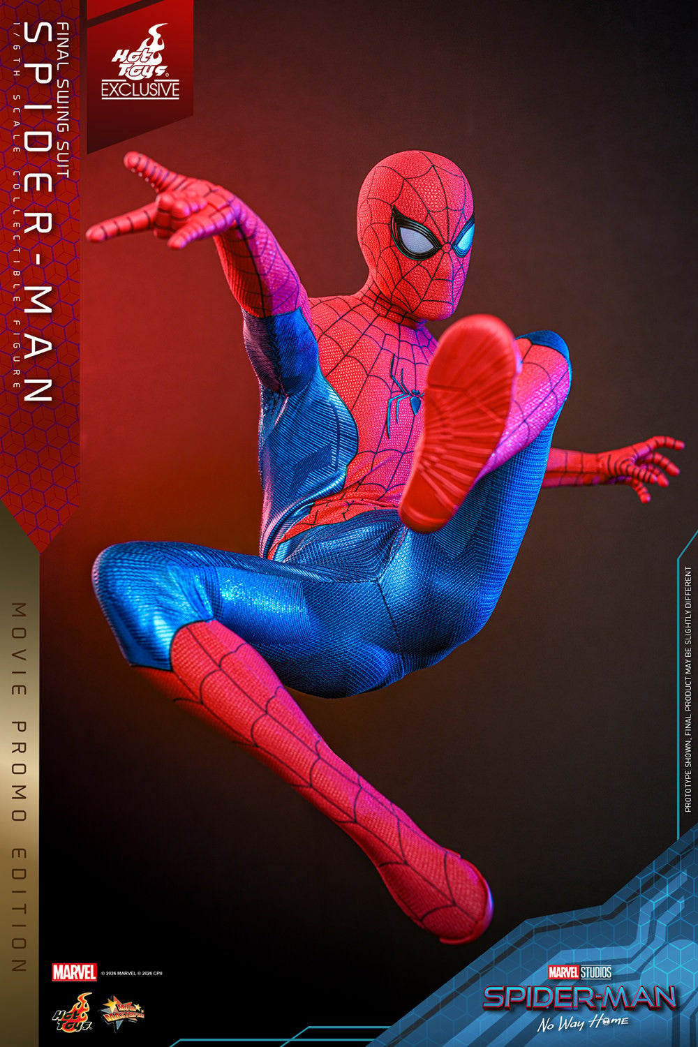 Spider-Man (Final Swing Suit) (Movie Promo Edition) Marvel Sixth Scale Figure