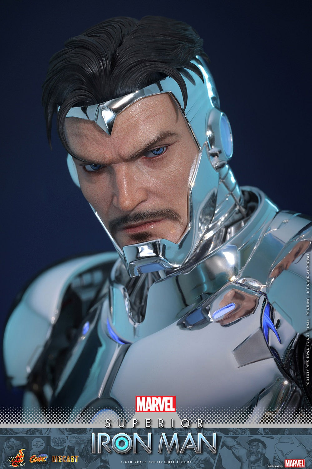 Superior Iron Man Marvel Sixth Scale Figure