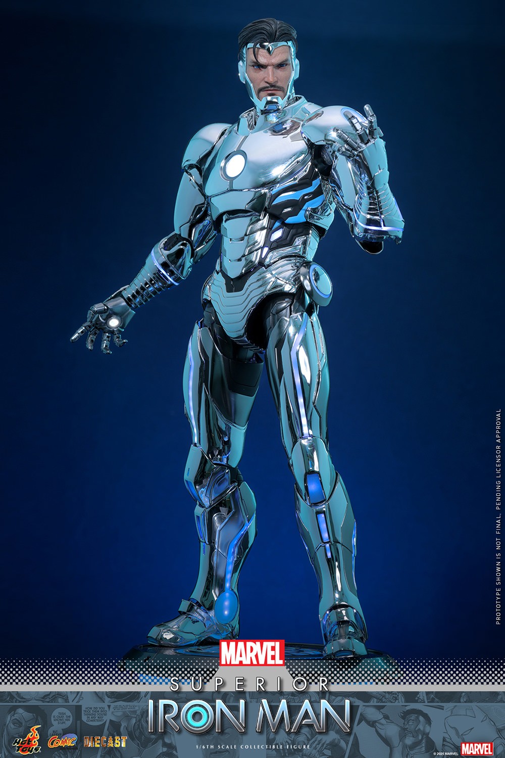 Superior Iron Man Marvel Sixth Scale Figure