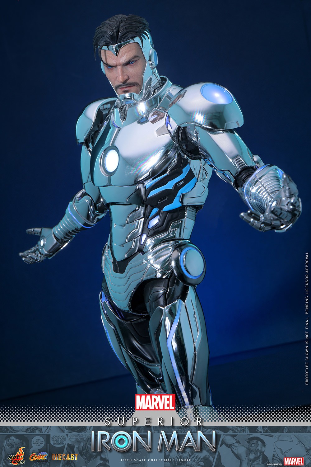 Superior Iron Man Marvel Sixth Scale Figure