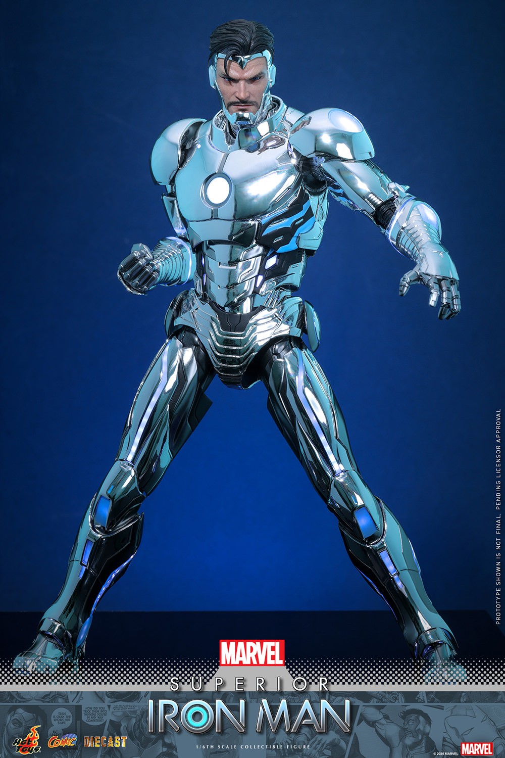 Superior Iron Man Marvel Sixth Scale Figure