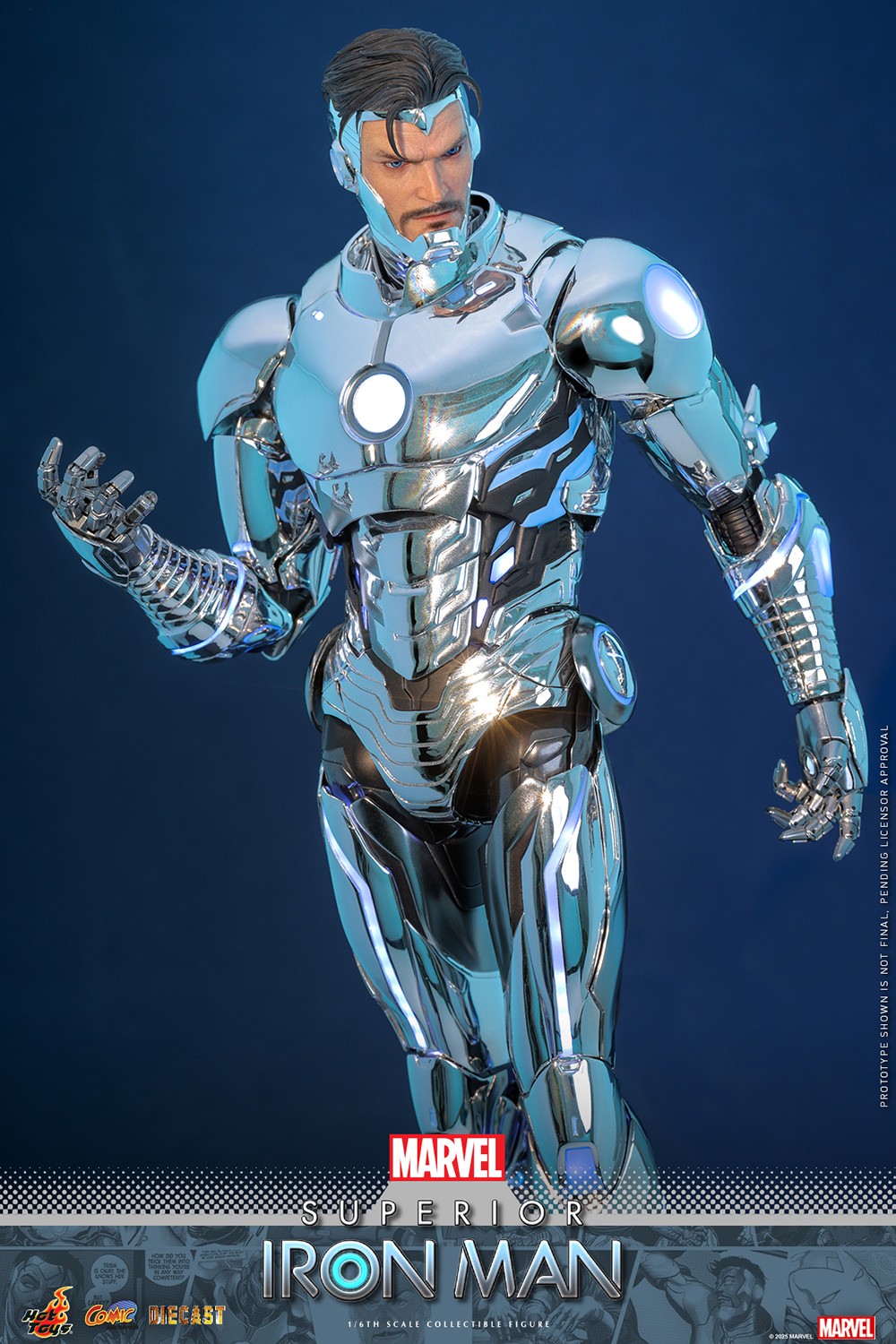 Superior Iron Man Marvel Sixth Scale Figure