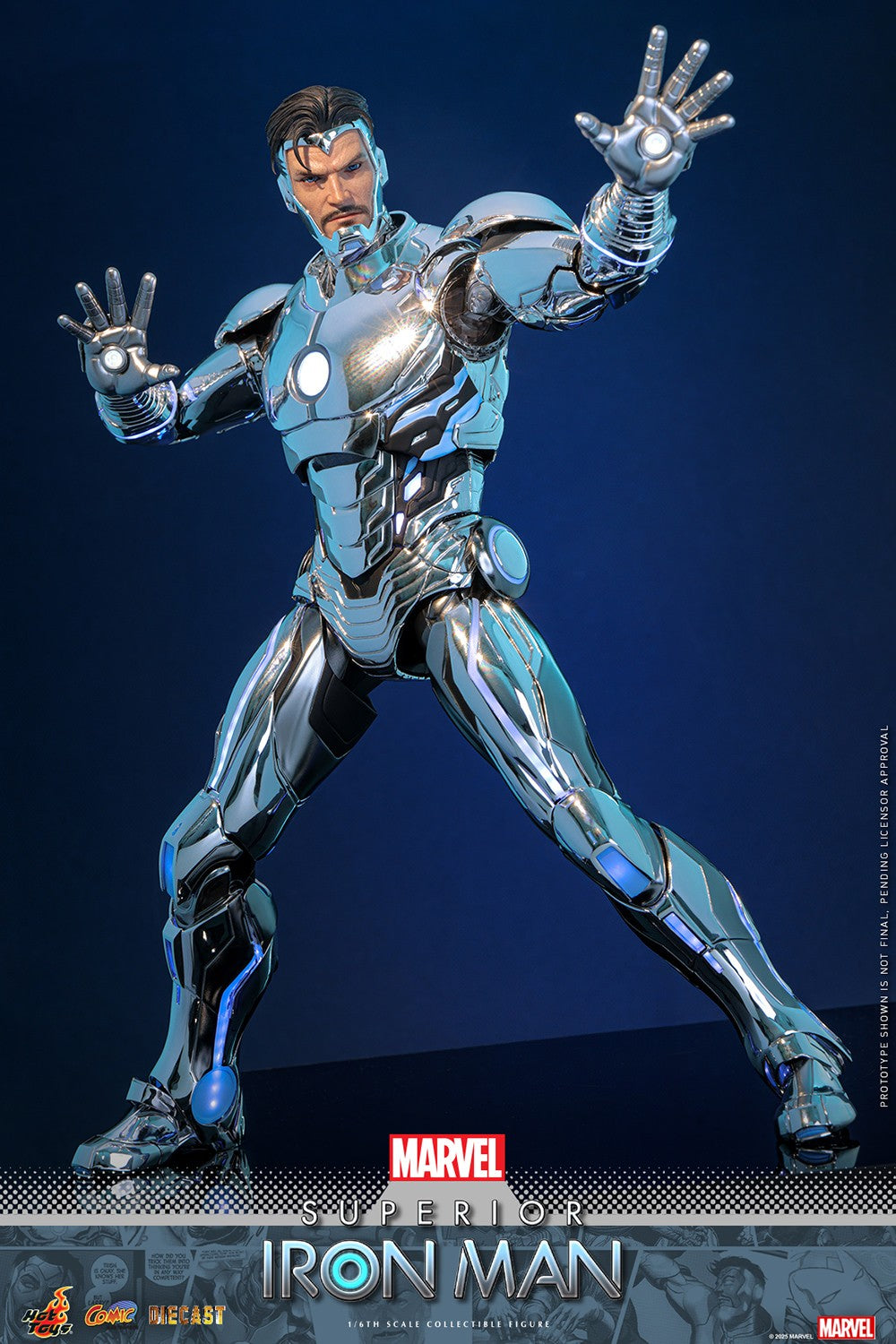 Superior Iron Man Marvel Sixth Scale Figure