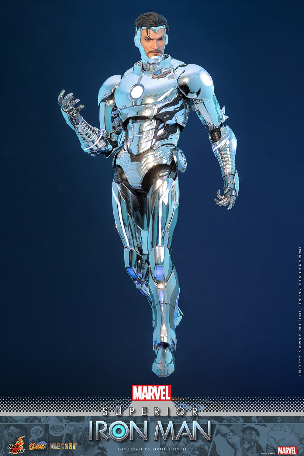 Superior Iron Man Marvel Sixth Scale Figure