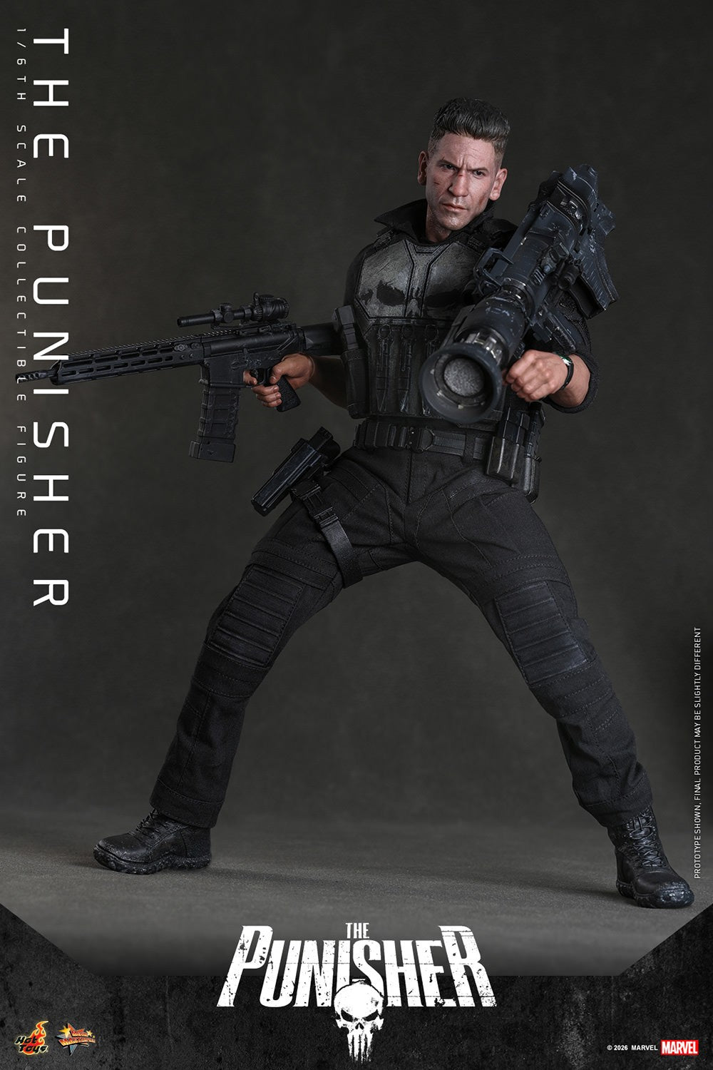 The Punisher Marvel Sixth Scale Figure