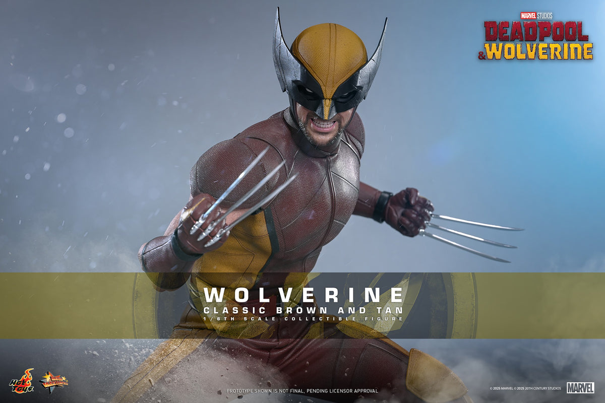 Wolverine (Classic Brown and Tan) Marvel Sixth Scale Figure