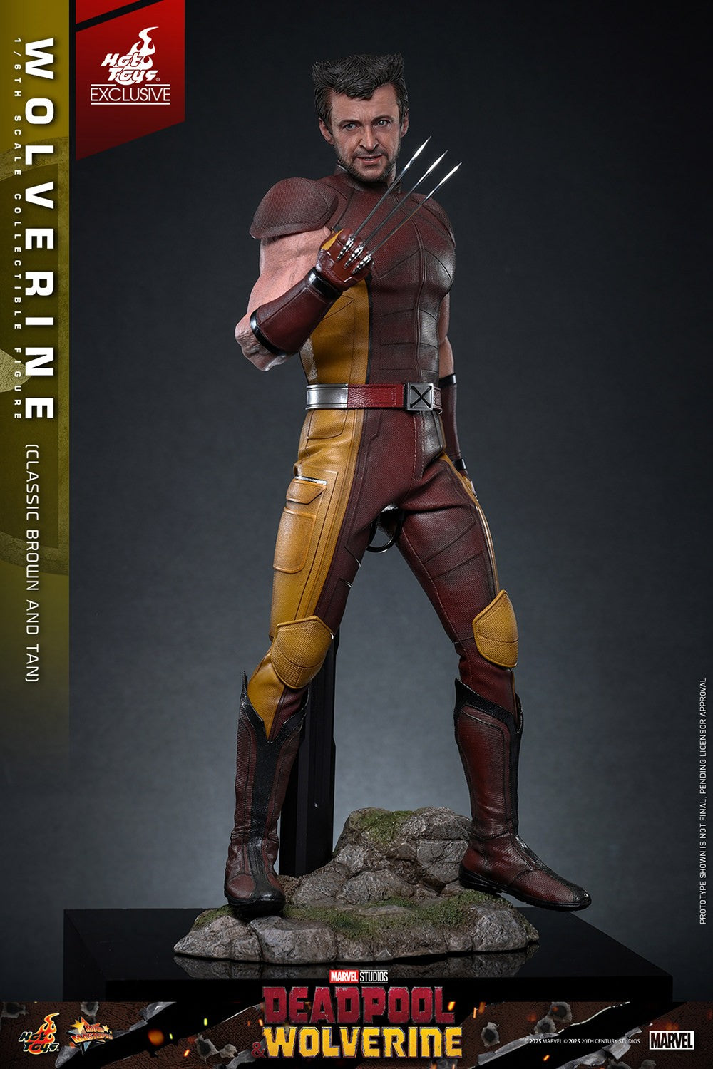 Wolverine (Classic Brown and Tan) Marvel Sixth Scale Figure