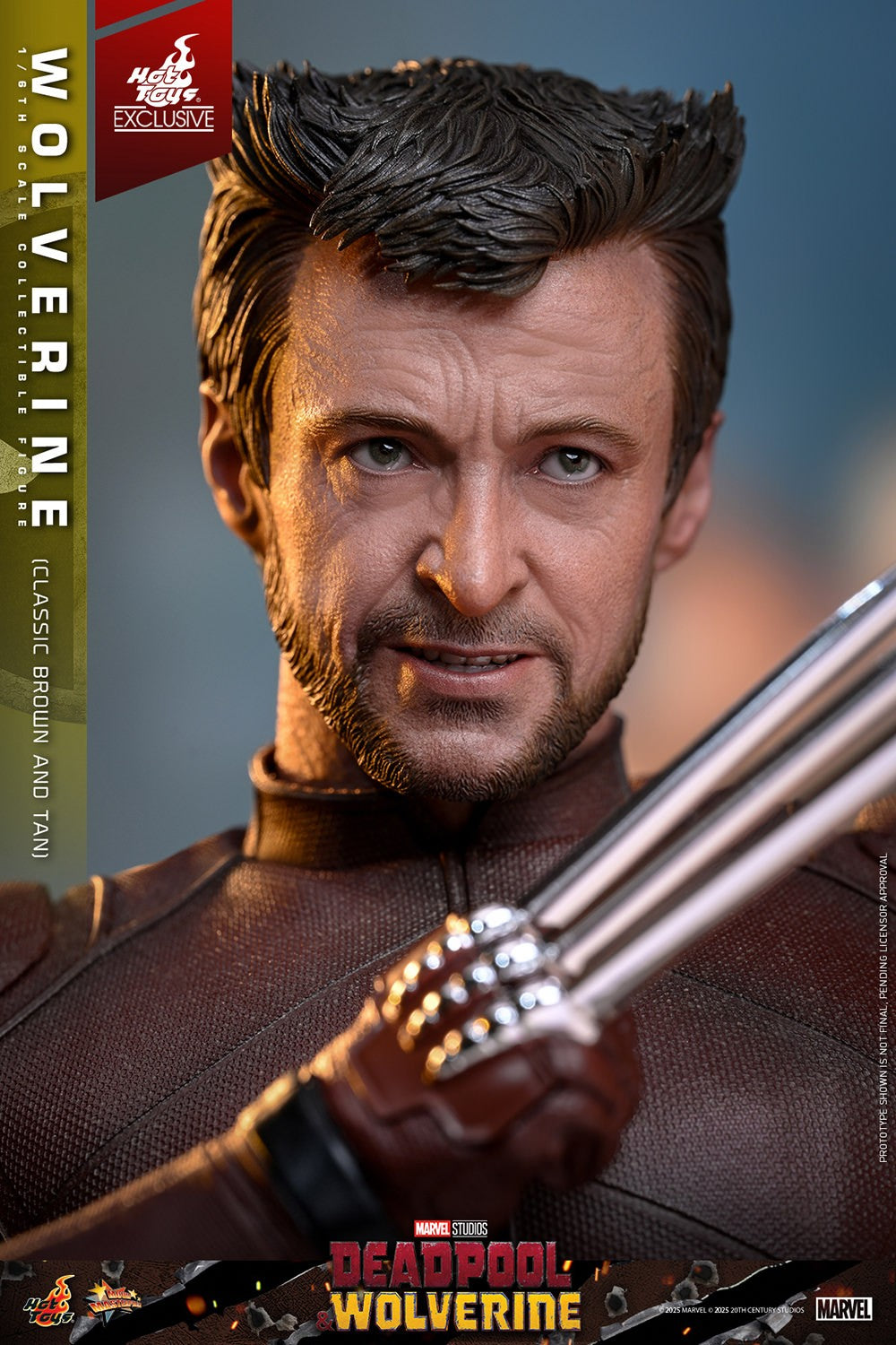 Wolverine (Classic Brown and Tan) Marvel Sixth Scale Figure