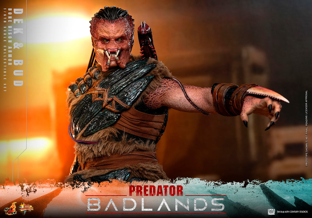 Dek (Bone Bison Armor) and Bud Predator Sixth Scale Figure Set