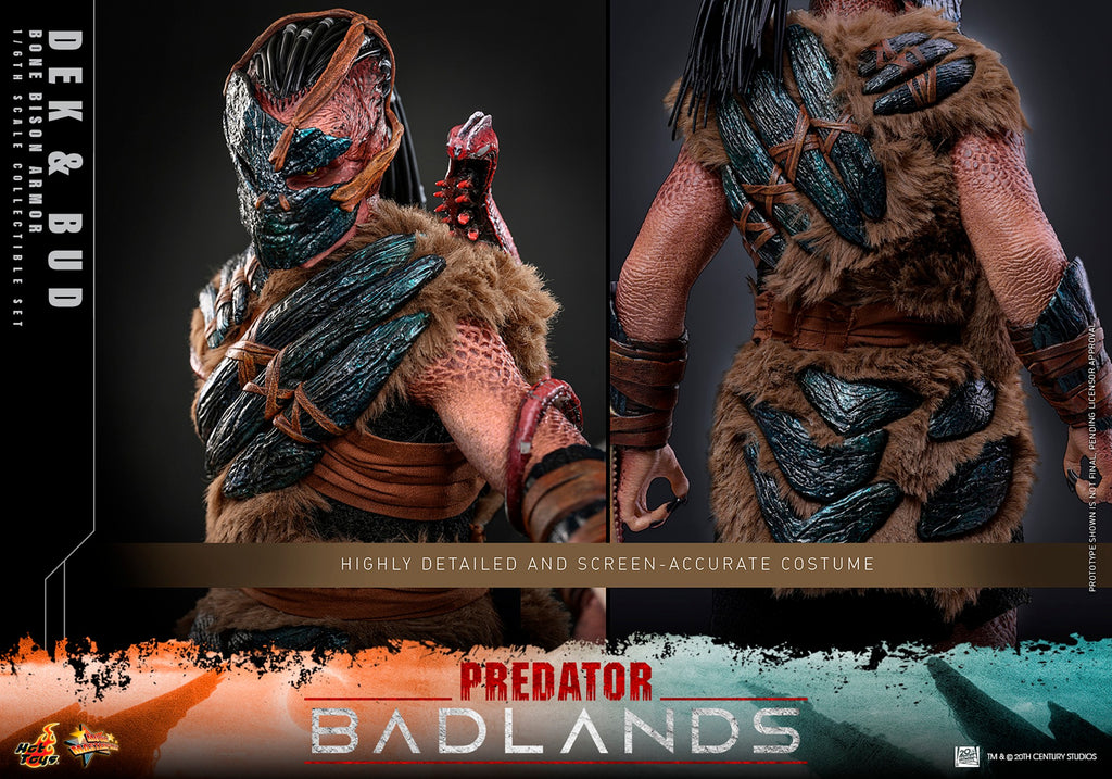 Dek (Bone Bison Armor) and Bud Predator Sixth Scale Figure Set