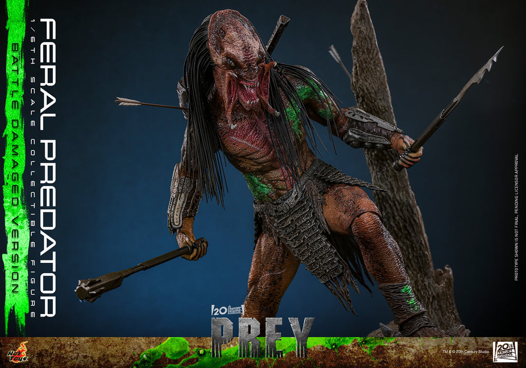 Feral Predator (Battle Damaged Version) Sixth Scale Figure