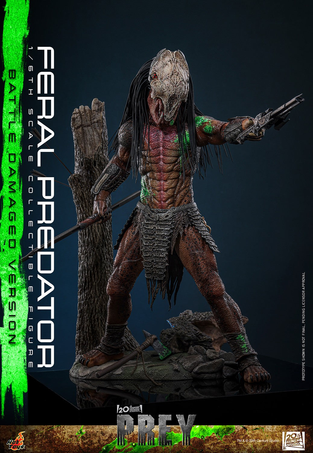 Feral Predator (Battle Damaged Version) Sixth Scale Figure