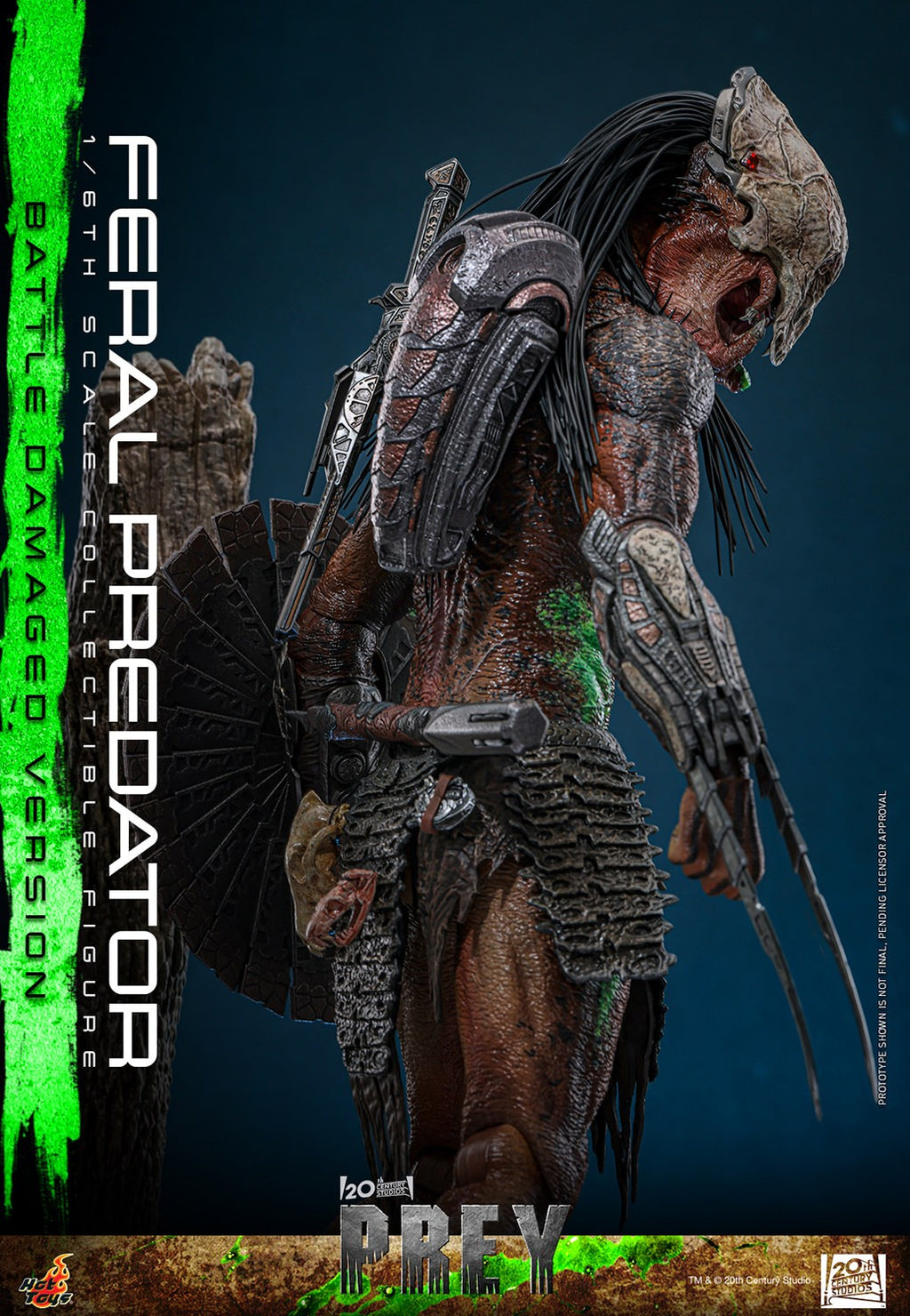 Feral Predator (Battle Damaged Version) Sixth Scale Figure