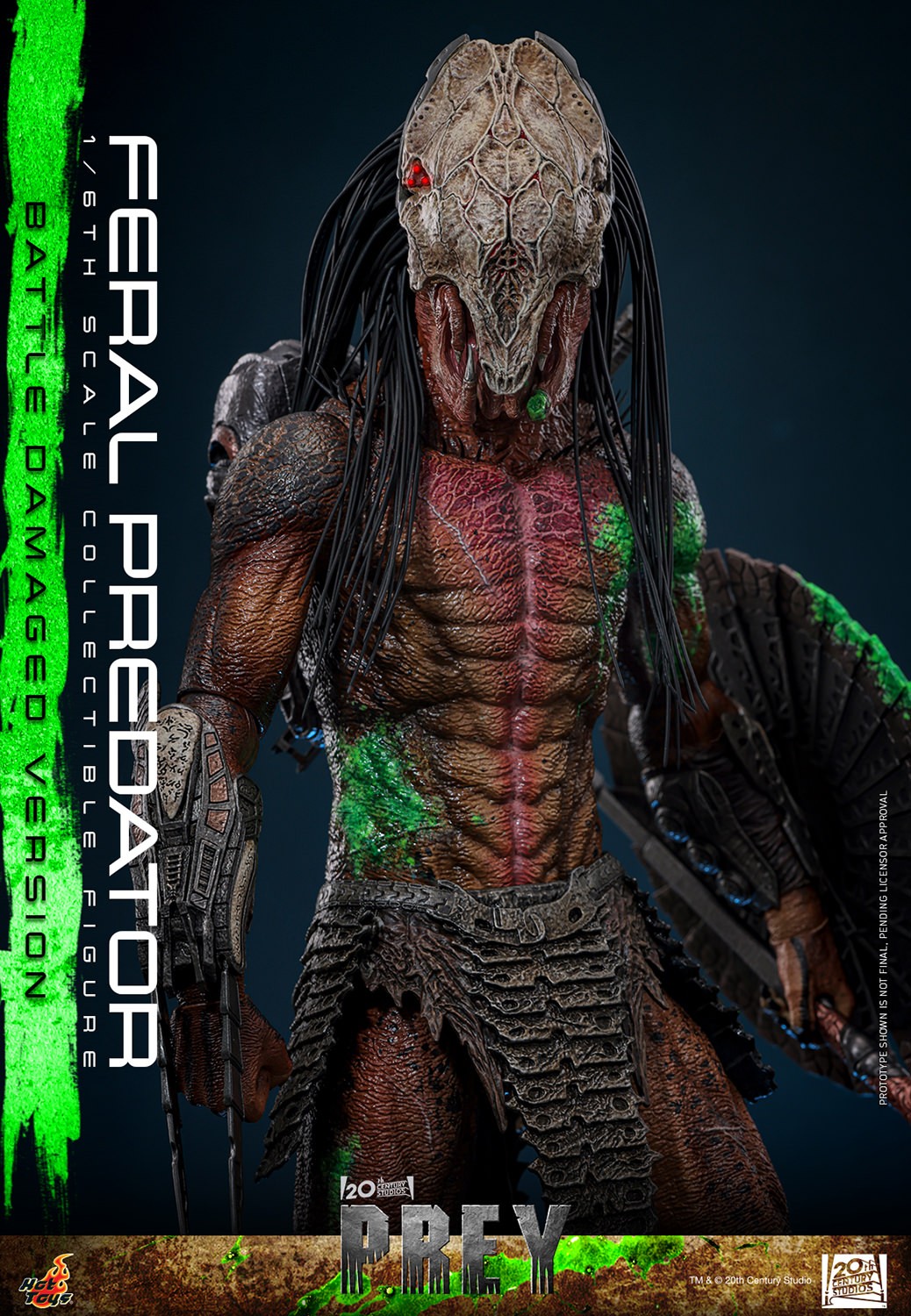 Feral Predator (Battle Damaged Version) Sixth Scale Figure