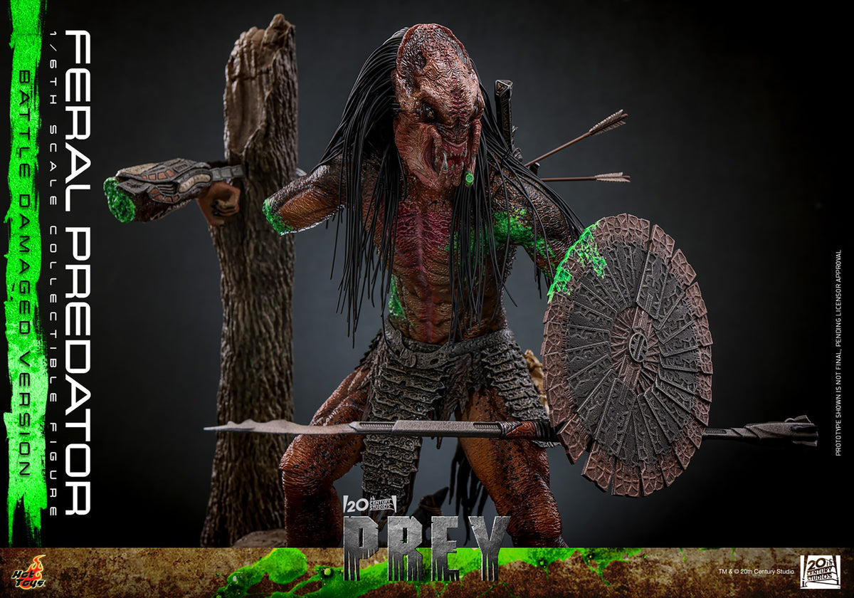 Feral Predator (Battle Damaged Version) Sixth Scale Figure
