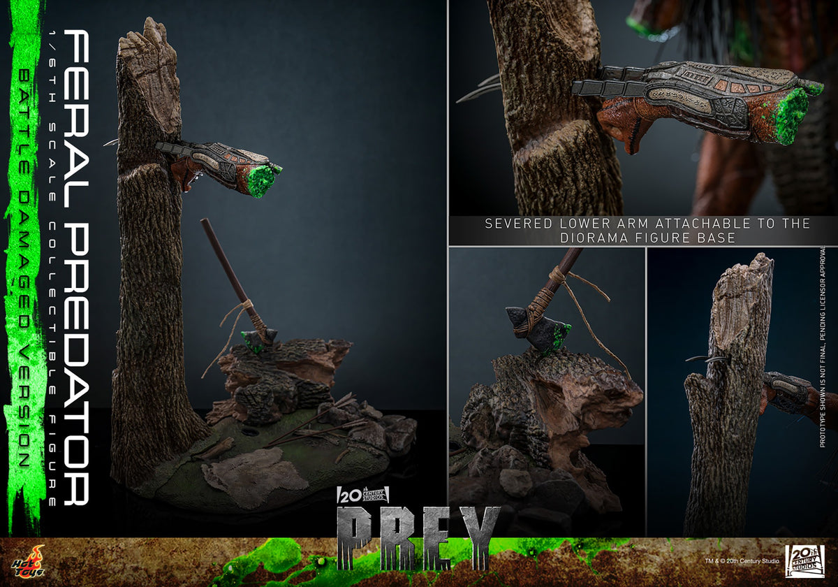 Feral Predator (Battle Damaged Version) Sixth Scale Figure