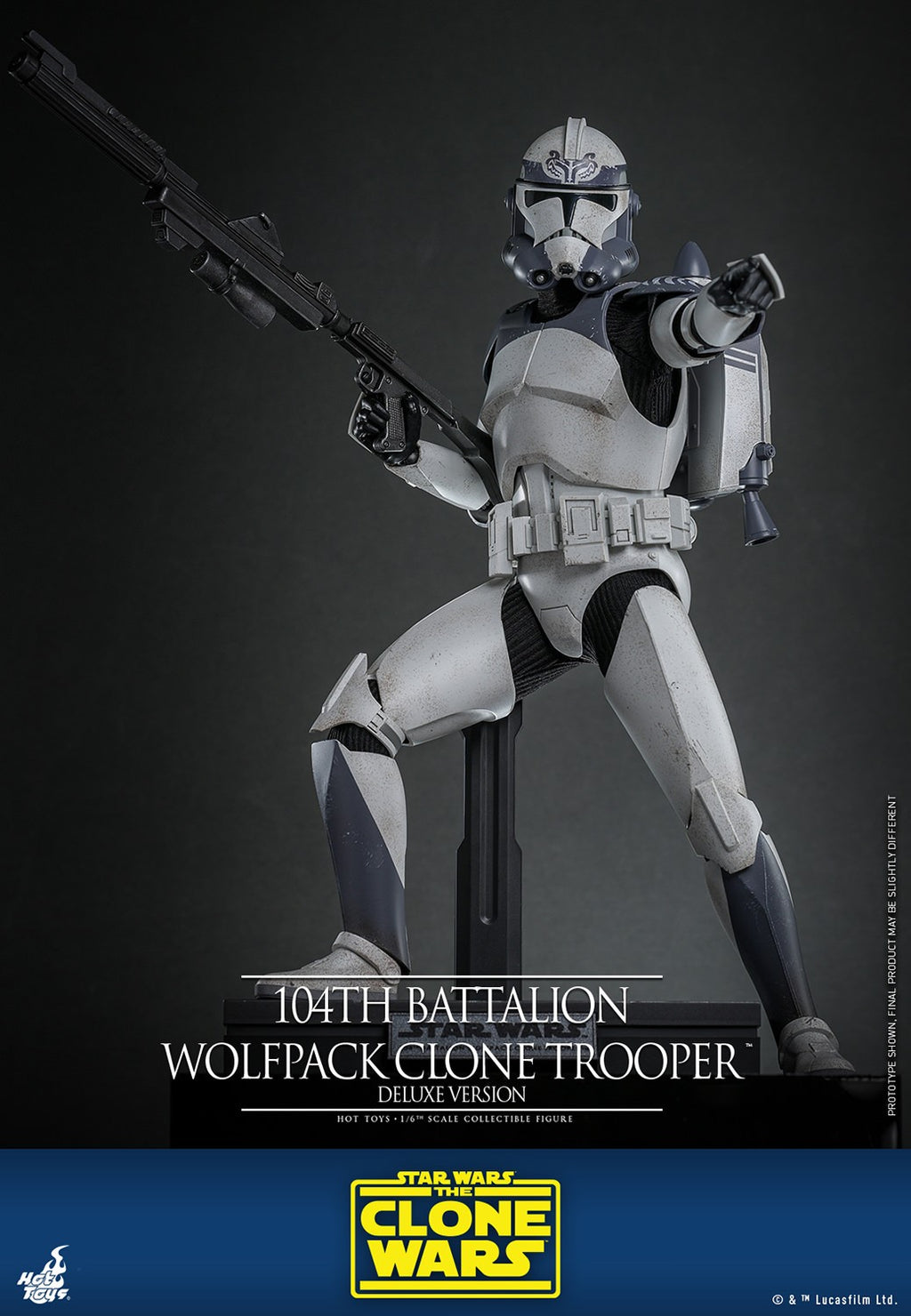 104th Battalion Wolfpack Clone Trooper Star Wars Sixth Scale Figure