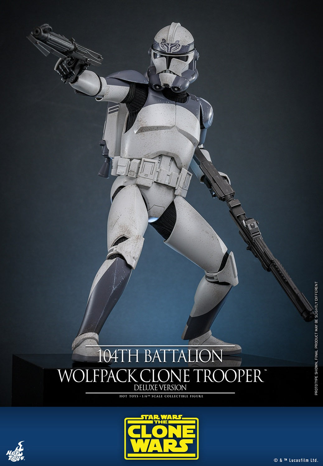 104th Battalion Wolfpack Clone Trooper Star Wars Sixth Scale Figure