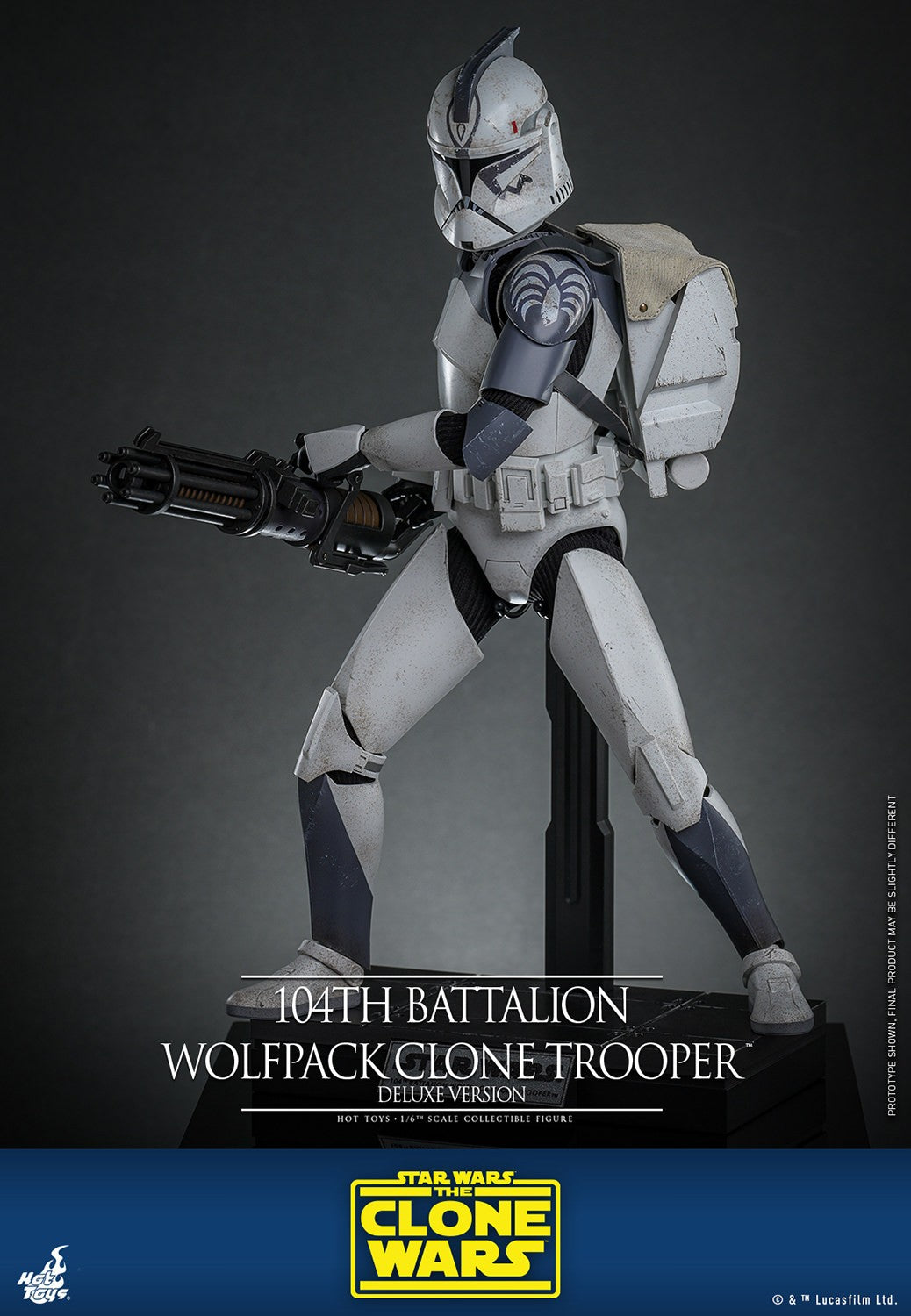 104th Battalion Wolfpack Clone Trooper Star Wars Sixth Scale Figure