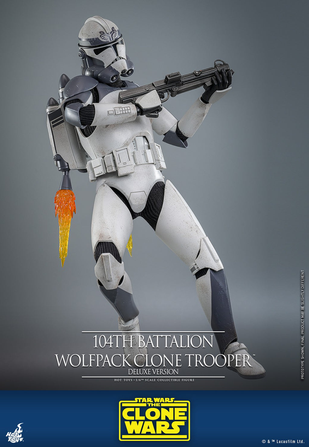 104th Battalion Wolfpack Clone Trooper Star Wars Sixth Scale Figure