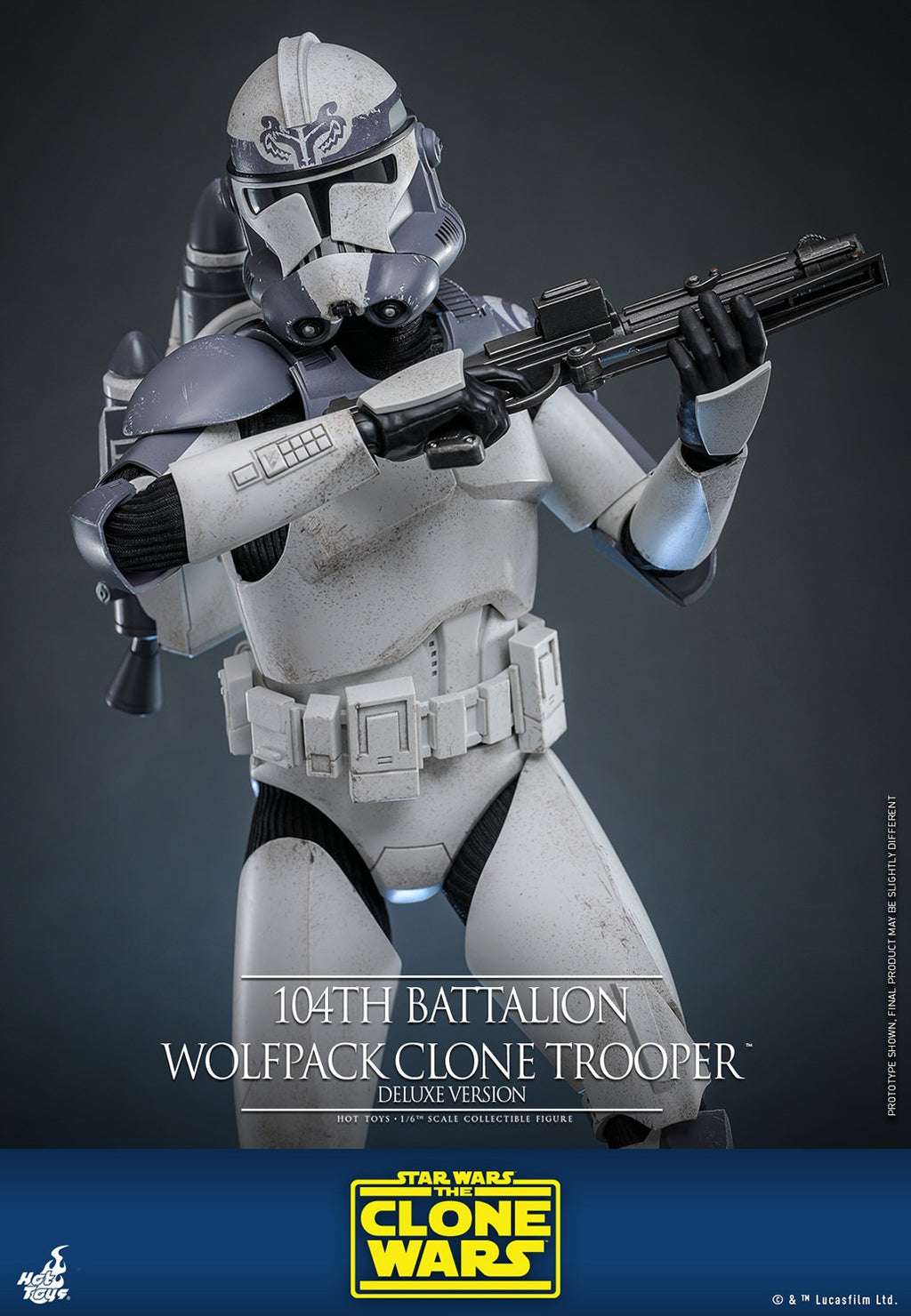 104th Battalion Wolfpack Clone Trooper Star Wars Sixth Scale Figure