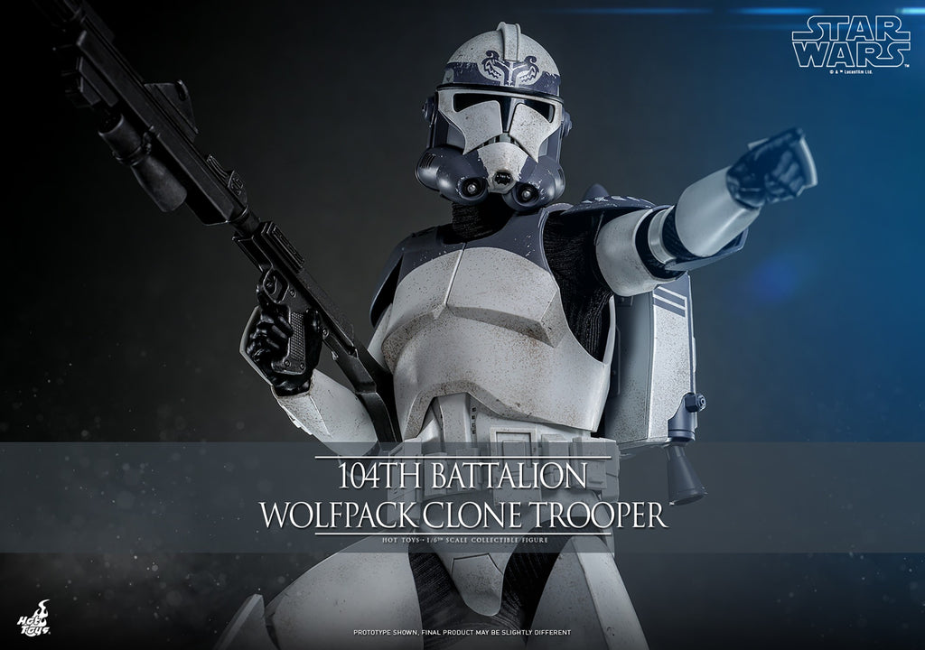 104th Battalion Wolfpack Clone Trooper Star Wars Sixth Scale Figure