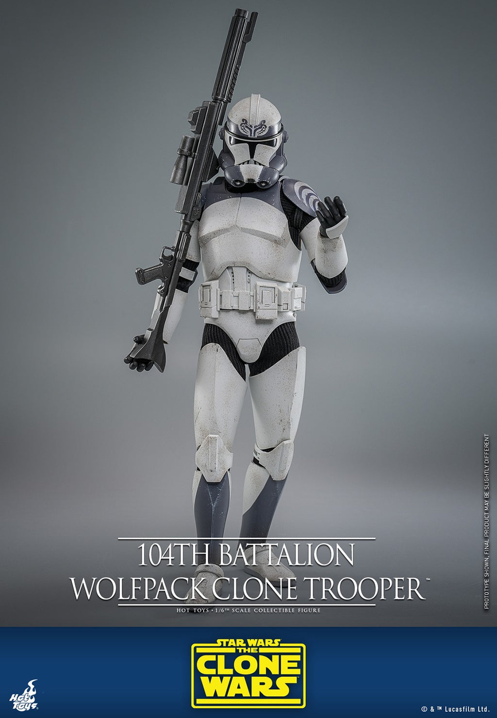 104th Battalion Wolfpack Clone Trooper Star Wars Sixth Scale Figure