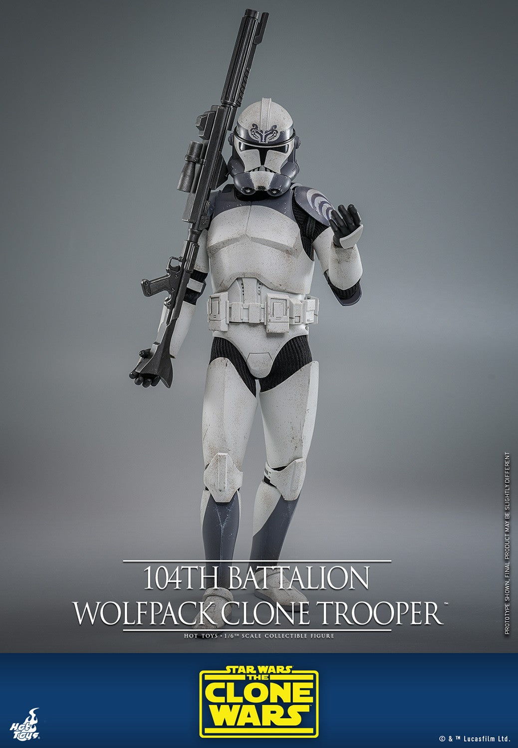 104th Battalion Wolfpack Clone Trooper Star Wars Sixth Scale Figure