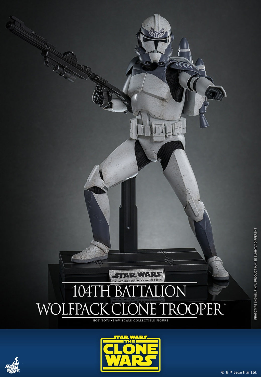 104th Battalion Wolfpack Clone Trooper Star Wars Sixth Scale Figure